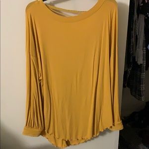 Yellow blouse